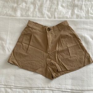 Zara High Waisted Trouser Shorts